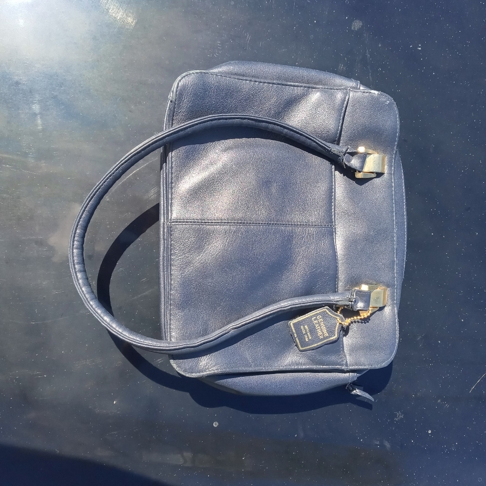 Small diamicci leather bag